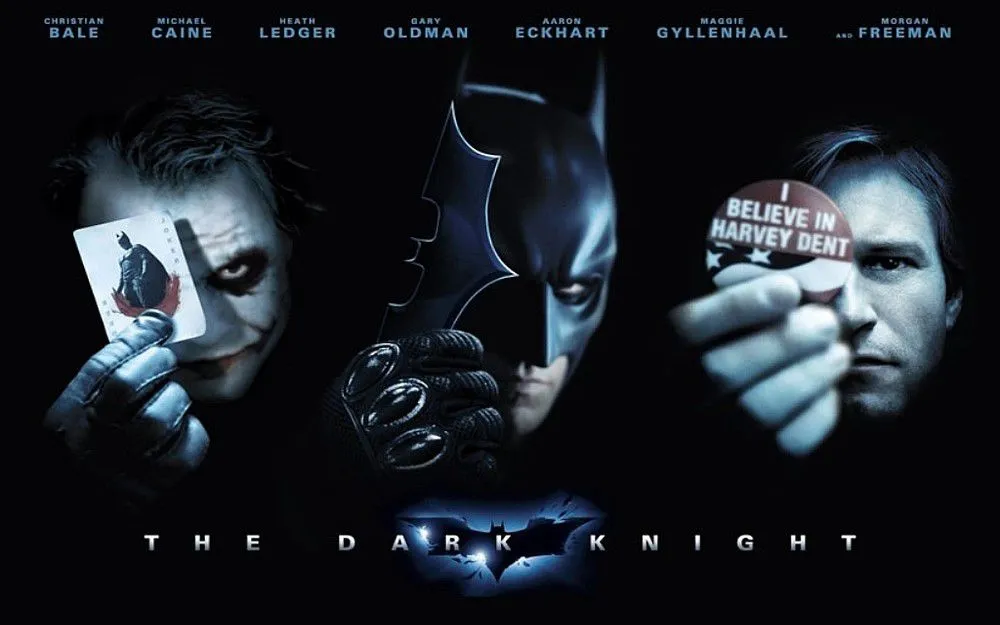 The Dark Knight - The Joker, Batman, Harvey Dent