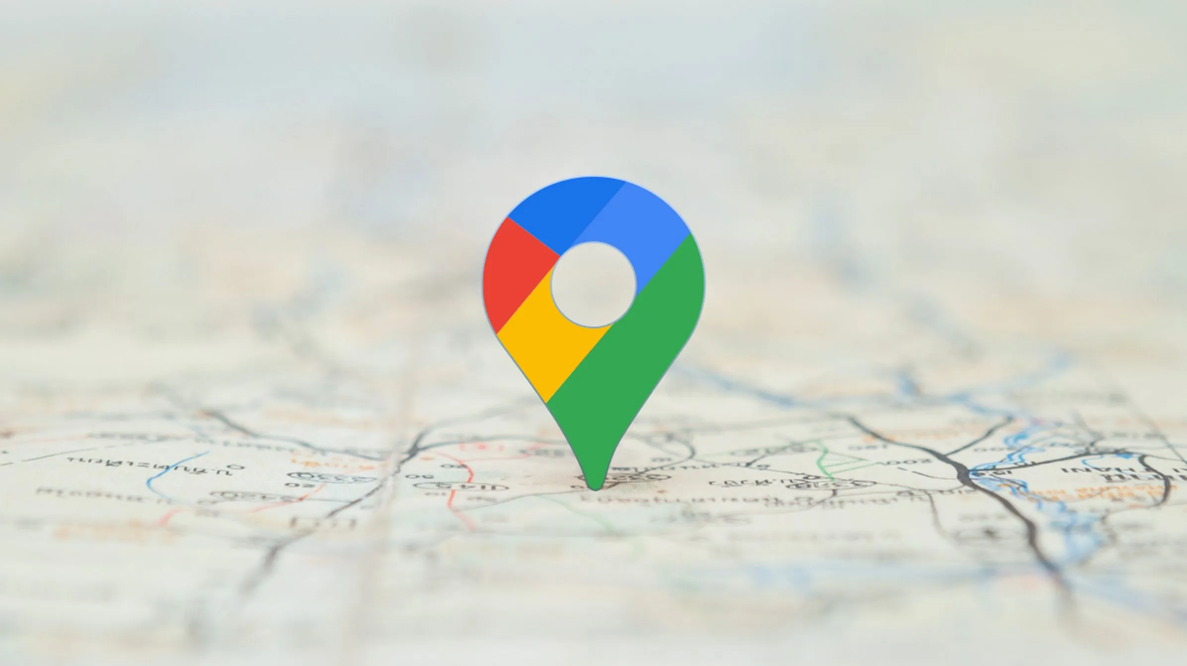 Google maps on map