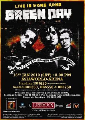 Green Day Live in HK 2010