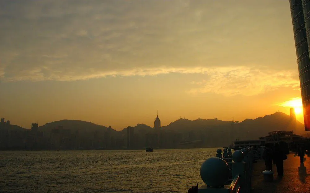 紅磡碼頭日落2005