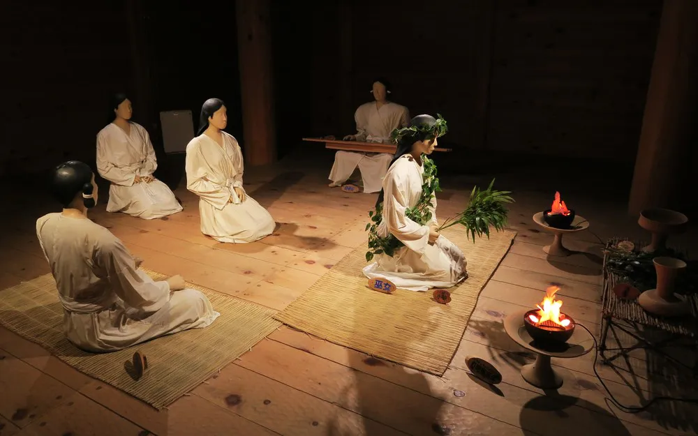 吉野里歷史公園 - 古風俗模型