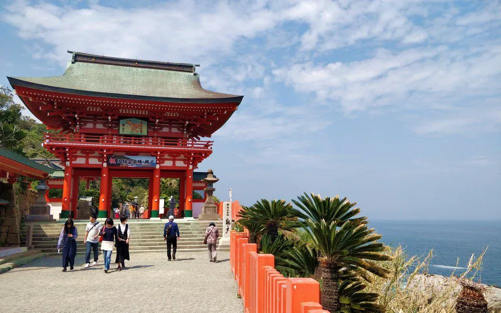 臨海的鵜戶神宮