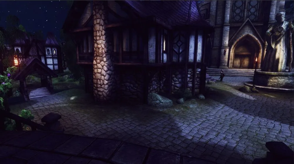 The Elder Scrolls IV: Oblivion城市夜景