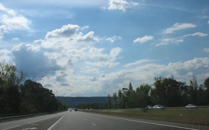 前往藍山的路上