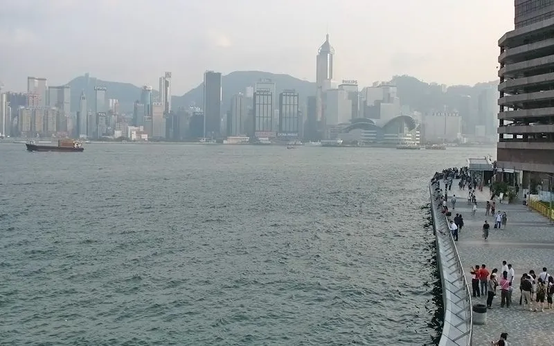 尖沙咀東海濱平台花園 平台上的景致