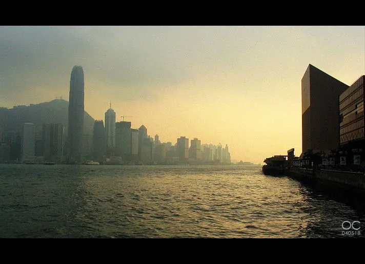 尖沙咀海傍日落