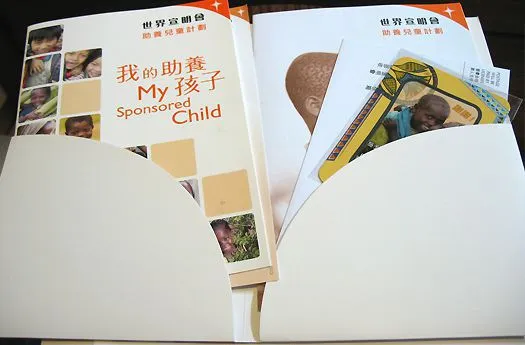 World Vision Child Sponsorship package